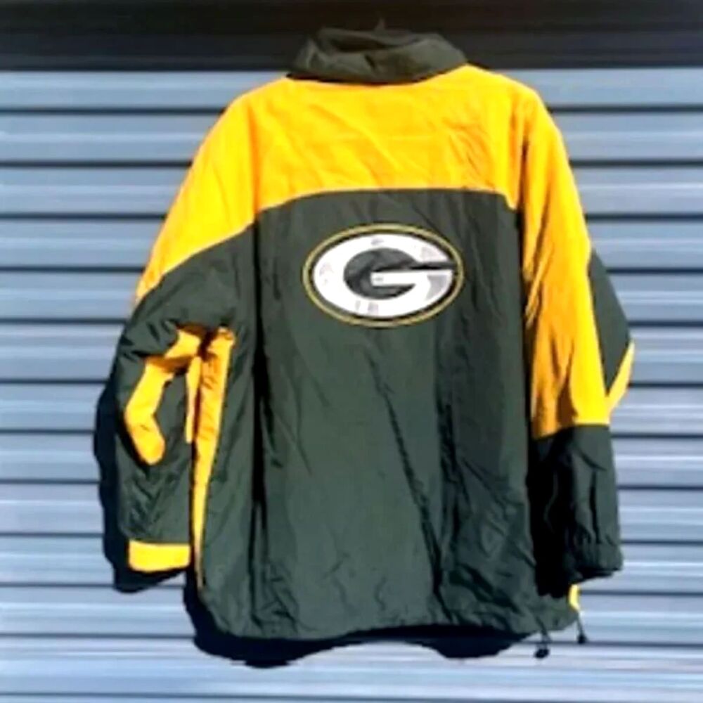 Green Bay Packers Size: Extra Large {46-48} Full Zip Winter Parka w/ Vest Lining